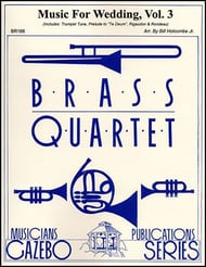 Music for Weddings #3 Brass Quartet cover